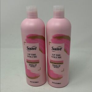 (2 Pack) Suave Pink up the Volume Volumizing Conditioner with Amino Acid 16.5 Oz